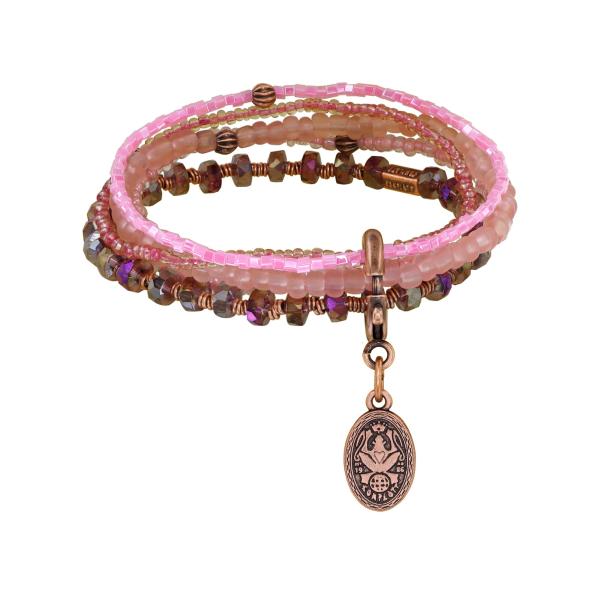 Pink - Petit Glamour d'Afrique - Konplott bracelet